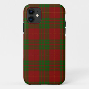 Cameron tartan red green plaid iPhone 11 hoesje