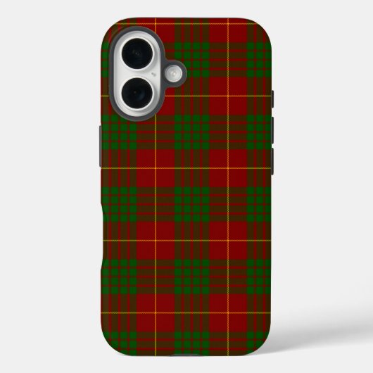 Cameron tartan red green plaid Case-Mate iPhone case (Achterkant)