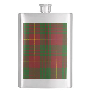 Cameron tartan red green plaid flacon