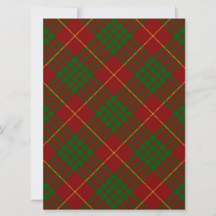 Cameron tartan rood groen ruit
