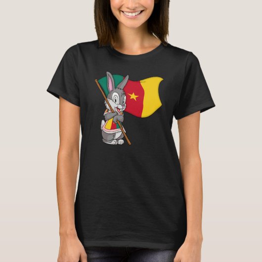 Cameroon fan rabbit t-shirt (Voorkant)