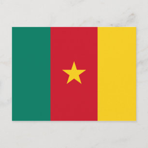 CAMEROON FLAG BRIEFKAART