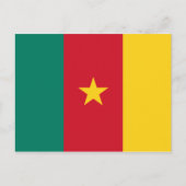 CAMEROON FLAG BRIEFKAART (Voorkant)