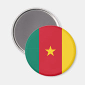 Cameroon Flag Magnet Magneet (Voorkant / Achterkant)