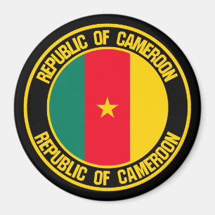 Cameroon Round Emblem Magneet