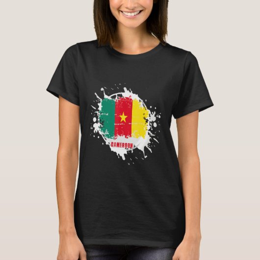 Cameroon Splash T-shirt (Voorkant)