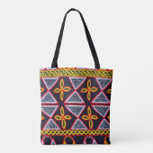 Cameroon Toghu Pattern Canvas tas (Achterkant)