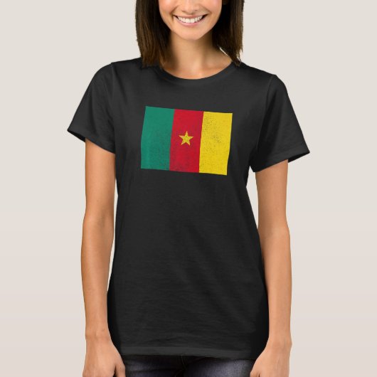 Cameroonian Cameroon Flag Pride Cameroonian Flag T-shirt (Voorkant)