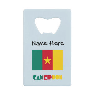 Cameroun Drapeau Camerounais Noir Personnalisé