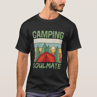 Camg Soulmate Kamp Kampeerplek Kampvuur Kampeerder T-shirt