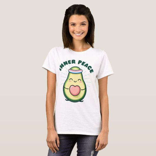 Camicia Avocado, T-shirt Cute Aguacate Lover, (Devant entier)