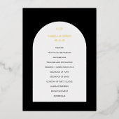 Camila Arch Programme de mariage moderne (Devant)