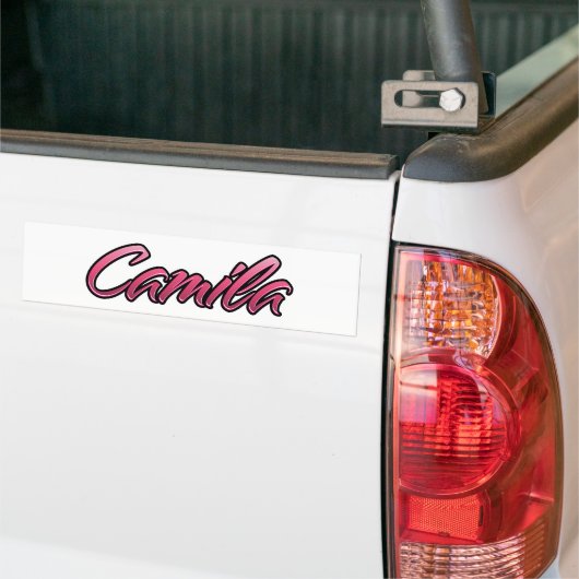 Camillavette roze Aufkleber Sticker (Op Truck)