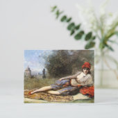 Camille Corot- Siciliaans Odalisque Briefkaart (Staand voorkant)