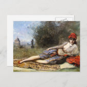 Camille Corot- Siciliaans Odalisque Briefkaart (Voorkant / Achterkant)