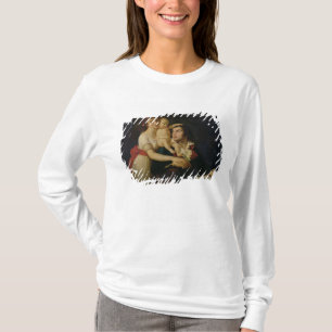 Camille Desmoulins zijn vrouw Lucile en hun T-shirt