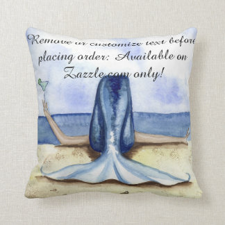 Camille Grimshaw Beach Margarita Mermaid Pillow Kussen
