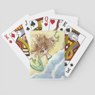 Camille Grimshaw was de Zeemeerminikaarten aan het Pokerkaarten