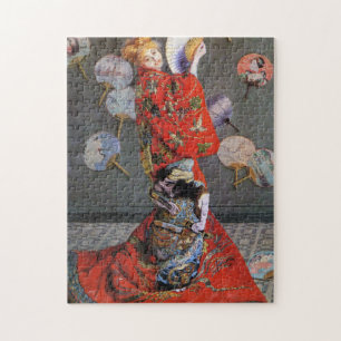 Camille in de Japanse Costume Monet Fine Art Legpuzzel