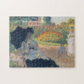 Camille Monet in Garden Monet Fine Art Legpuzzel (Horizontaal)