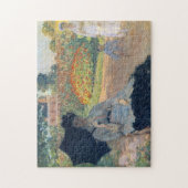 Camille Monet in Garden Monet Fine Art Legpuzzel (Verticaal)