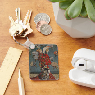 Camille Monet in Japans kostuum door Claude Monet Sleutelhanger