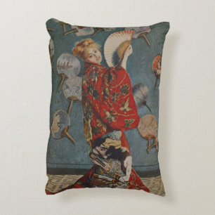 Camille Monet in Japanse kostuums door Claude Mone Accent Kussen