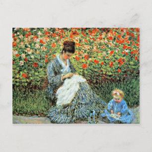 Camille Monet & Kind Moederdag Briefkaart