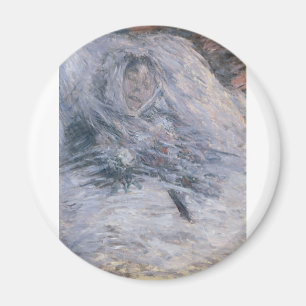 Camille Monet op haar sterfbed (1879) Magneet