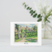 Camille Pissarro #17 - Carte postale d'art (Debout devant)