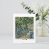 Camille Pissarro #30 - Carte postale Art (Debout devant)