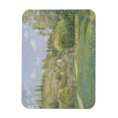 Camille Pissarro | A Cowherd te Valhermeil, Auvers Magneet (Verticaal)