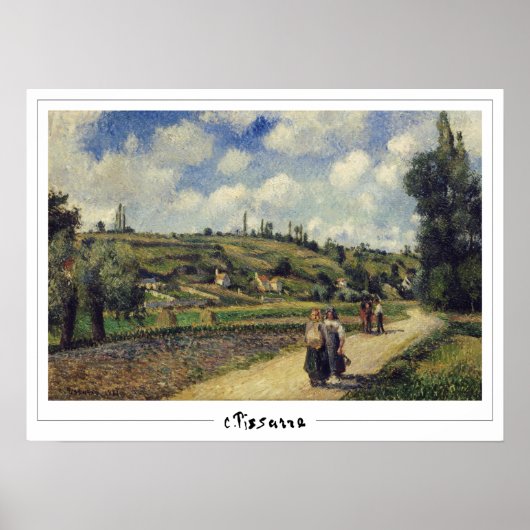 Camille Pissarro Affiche d'art Zedign #14 (Devant)