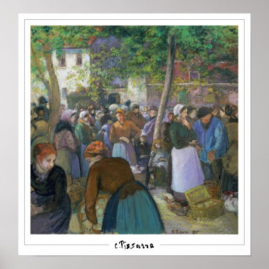 Camille Pissarro Affiche d'art Zedign #2 (Devant)