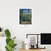 Camille Pissarro Affiche d'art Zedign #355-2 (Bureau à domicile)