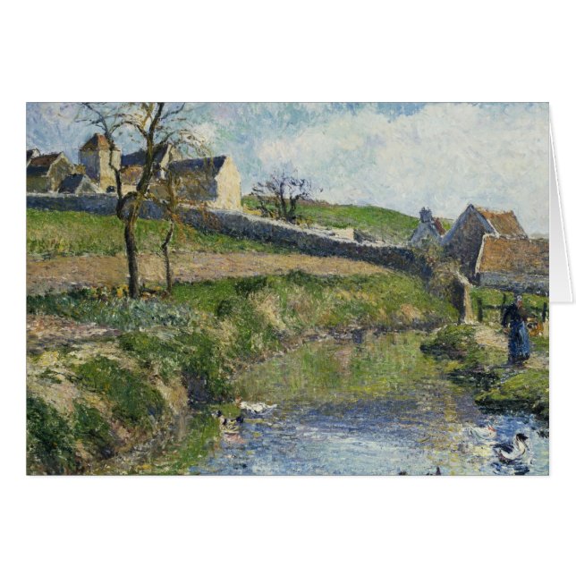 Camille Pissarro | Boerderij Osny, 1883 (Voorkant Horizontaal)