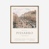 Camille Pissarro Boulevard Montmartre Art Exhibit Poster