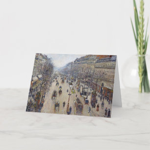 Camille Pissarro - Boulevard Montmartre, ochtend Kaart