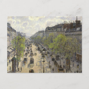 Camille Pissarro - Boulevard Montmartre, Spring Briefkaart