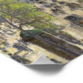 Camille Pissarro - Boulevard Montmartre, Spring Poster (Hoek)