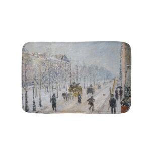 Camille Pissarro - Buiten Boulevards, sneeuweffect Badmat