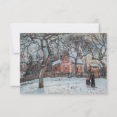 Camille Pissarro - Chataigniers a Louvecienne Bedankkaart (Voorkant)
