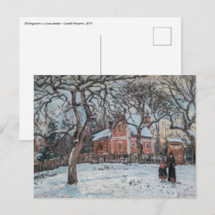 Camille Pissarro - Chataigniers bij Louveciennes Briefkaart