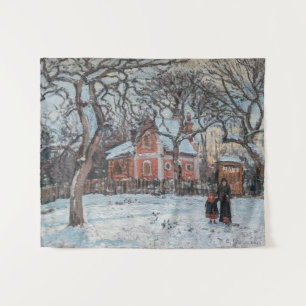 Camille Pissarro - Chataigniers bij Louveciennes Wandkleed