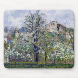 Camille Pissarro De groenten met bomen Muismat