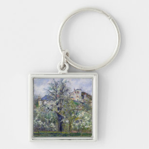 Camille Pissarro De groenten met bomen Sleutelhanger