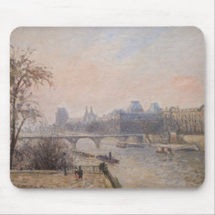 Camille Pissarro - De Seine en het Louvre Muismat