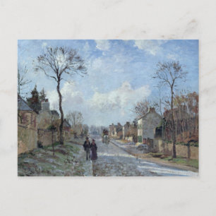 Camille Pissarro   De weg naar Louveciennes, 1872 Briefkaart