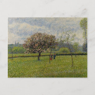 Camille Pissarro- Flowering Apple Trees at Eragny Briefkaart