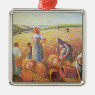 Camille Pissarro Gleaners, 1889 Metalen Ornament